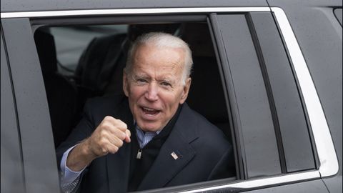 El precandidato demcrata a la Casa Blanca, Joe Biden