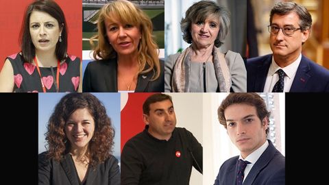 Los siete diputados por Asturias de las elecciones de abril de 2019