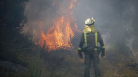 Imagen de archivo de un incendio forestal