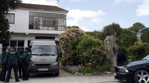 Vivienda de Muimenta, en Cospeito, en la que apareció muerta la niña y en la que residía con su madre y con su abuela