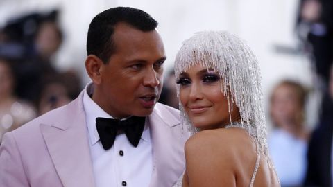 Alex Rodriguez y Jennifer Lopez