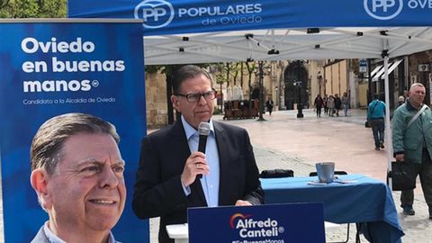 Alfredo Canteli, candidato del PP a la alcaldía de Oviedo