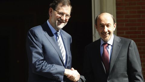 Reunión con Mariano Rajoy en Moncloa en el 2013