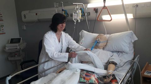 La habitación de entrenamiento del Hospital Álvarez Buylla