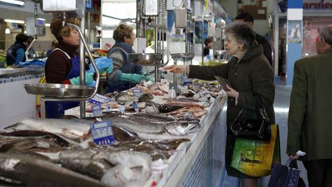 Plaza de abastos de Noia. La ONU propone que el Día Internacional de la Diversidad Biológica sirva para una utilización equitativa de los recursos