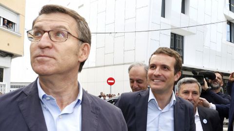 Acto de campaña para las municipales en Ribeira.