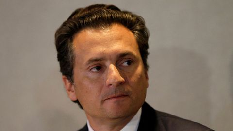Emilio Lozoya, antiguo consejero delegado de Petróleos Mexicanos (Pemex), durante una rueda de prensa en el 2017