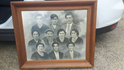 Imagen de la familia Fernández de Pravia, que sufrió el fusilamiento de varios de sus miembros