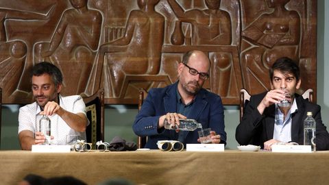 Ferreiro, Noriega y Suárez, un año después de que se convirtieran en alcaldes de sus ciudades