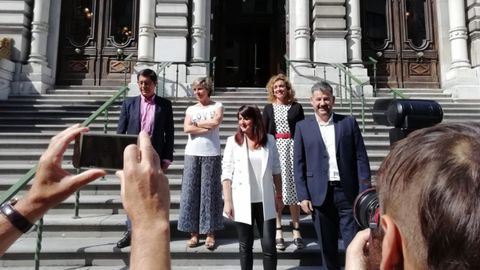 El grupo parlamentario de Ciudadanos en el parlamento asturiano