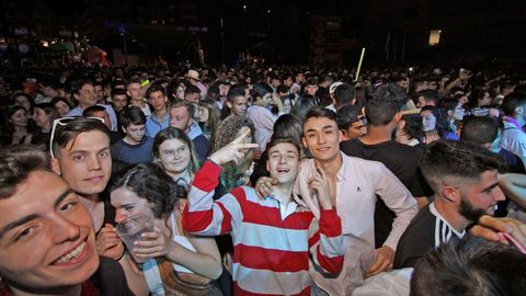 LUNES DE LAS FIESTAS DE BOIRO CON LA ORQUESTA EL COMBO DOMINICANO EN LA PLAZA DE GALICIA