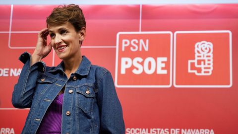 Imagen de la socialista María Chivite