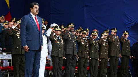 Maduro presidi este viernes un acto militar en Caracas