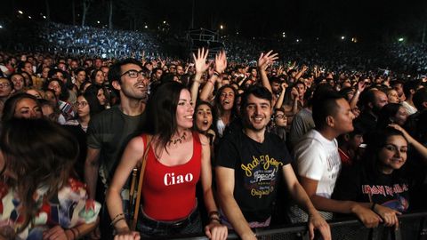 PÚBLICO EN EL CONCIERTO DE CRYSTAL FIGHTERS EL VERANO PASADO EN CASTRELOS