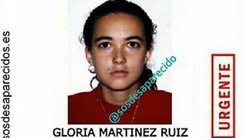 Gloria Martnez en una de las imgenes que se difundieron tras su desaparicin