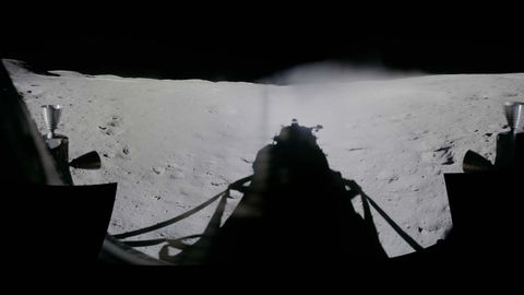 Vista panormica desde la ventana del Apolo 16, ao 1972