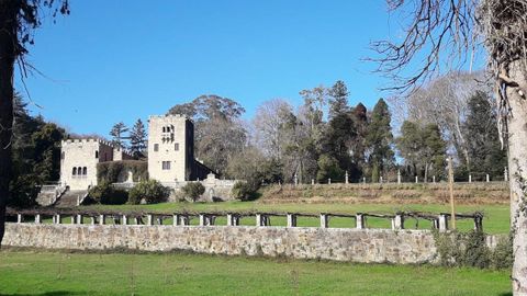 Vista del Pazo de Meirás, en Sada