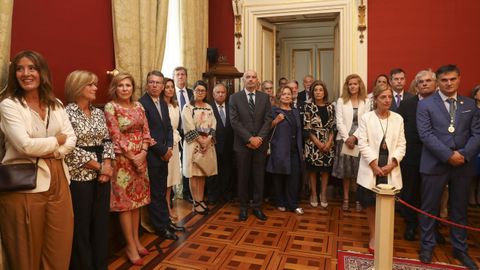 Recepción en el Pazo de Raxoi