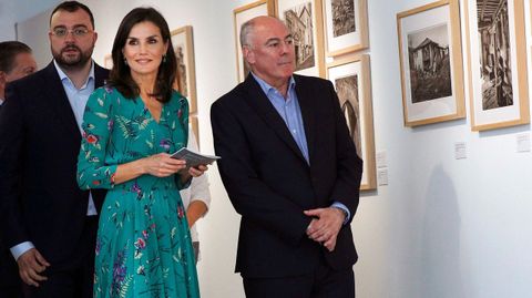 La reina Letizia asiste a la lección magistral que el director de orquesta Aarón Zapico imparte en Oviedo en los Cursos de Verano 2019 de la Escuela Internacional de Música de la Fundación Princesa de Asturias