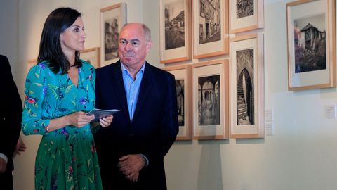 La reina Letizia asistió a la lección magistral que el director de orquesta Aarón Zapico