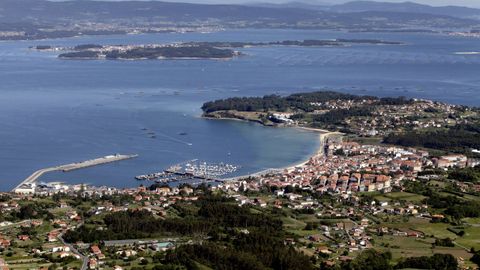 Vista de A Pobra do Caramiñal