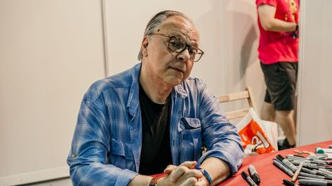 Howard Chaykin, en el «Artist Alley» del Festival Metrópoli de Gijón