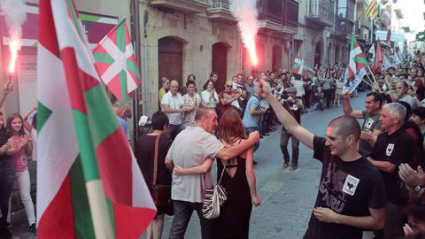 Homenaje en Oñate al etarra Xabier Ugarte, uno de los secuestradores de José Antonio Ortega Lara