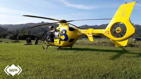 Helicóptero del SEPA