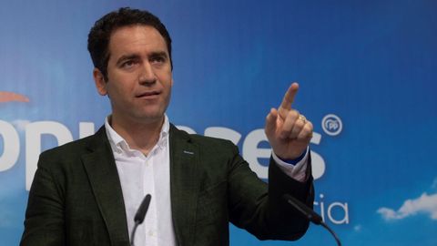 El secretario general del PP, Teodoro García Egea, dirigirá la campaña de los populares