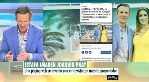 Joaquín Prat denuncia que se utilice su imagen para promocionar inversiones en criptomonedas
