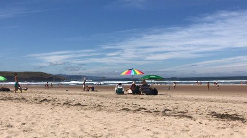 Playa de Xag, en Asturias, el verano de 2019