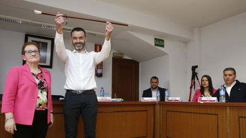 El alcalde de Santa Comba, David Barbeira, gobernará el municipio durante los dos pirmeros años de mandato