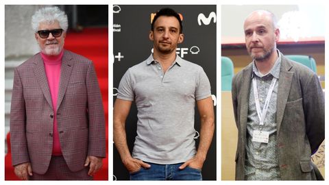 Pedro Almodóvar, Alejandro Amenábar y Salvador Simó