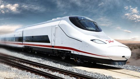 Recreación realizada por Talgo de su tren de muy alta velocidad Avril