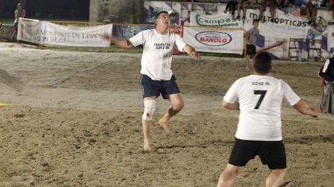 César y Xosé en la final de la categoría más de 80