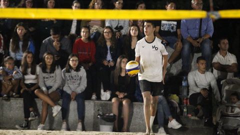 Javier Loureiro, en la final de parejas msaculinas