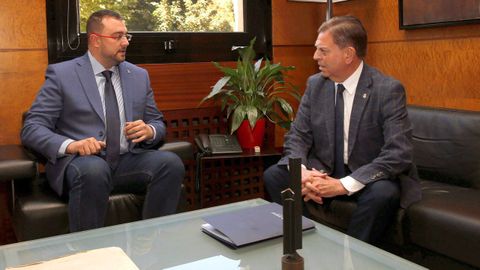 Alfredo Canteli y Adrián Barbón