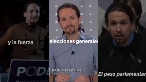 En el vídeo de Podemos no hay planos de Errejón ni del resto de los fundadores