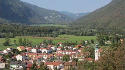 En Kobarid, en la frontera con Italia, se encuentra el restaurante Hisa Franko