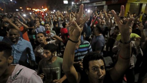 Cientos de personas participaron en una de las movilizaciones más fuertes contra la represión durante el mandato del mandatario egipcio