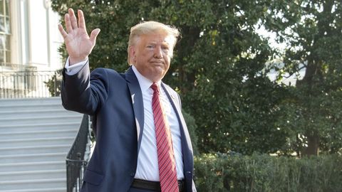 Trump viajó a última hora del domingo a Nueva York para iniciar el lunes sus primeras reuniones bilaterales en el marco de la Asamblea General de la ONU