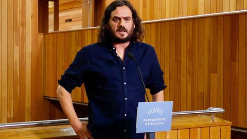 El diputado de Grupo Común da Esquerda, Antón Sánchez