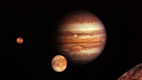 Júpiter, con sus lunas