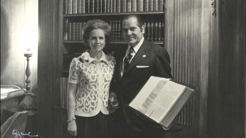 Eduardo Barreiros y su esposa María Dorinda Ramos