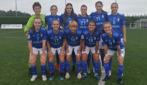 Friol Real Oviedo Femenino.Alineacin azul frente al Friol