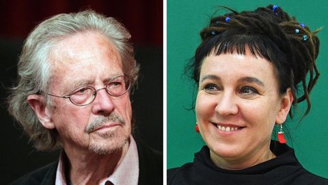 Peter Handke y Olga Tokarczuk