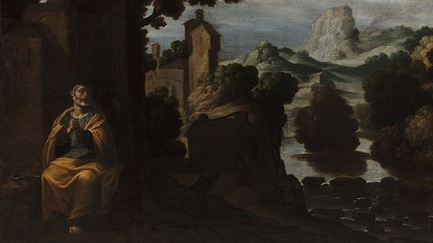 Exposición Pinceladas Ocultas, en el Museo de Belas Artes de A Coruña.
Arrepentimiento de San Pedro, de Francisco Collantes.
