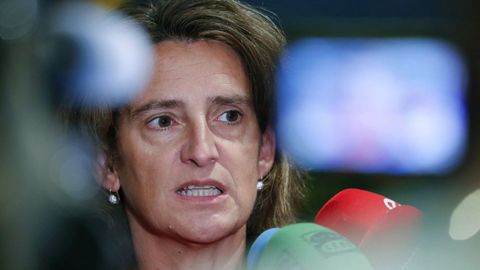 La ministra para la Transición Ecológica en funciones, Teresa Ribera