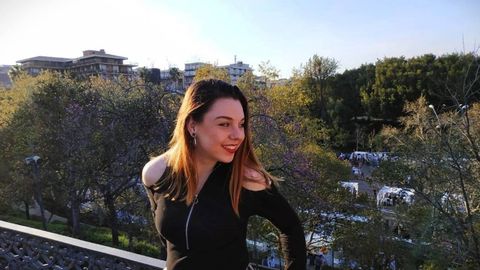 Carla Mesa durante su estancia Erasmus en Reggio Calabria