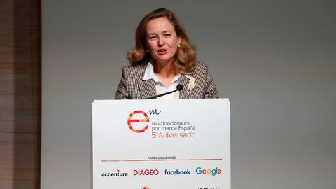 La ministra de Economia, Nadia Calvio